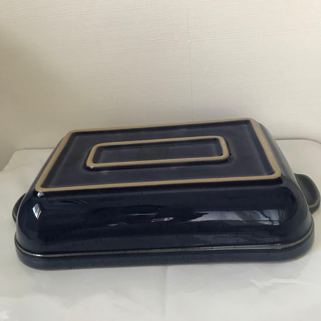 新品　イングランド製　DENBY 陶器製オーブン皿 サラダボウル　赤青