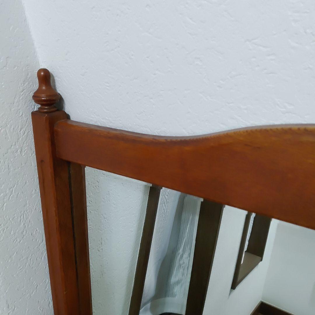 アンティーク　ウォールミラー　壁掛け鏡　面取り鏡　フック付き　匿名配送　送料無料