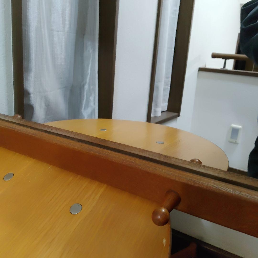 アンティーク　ウォールミラー　壁掛け鏡　面取り鏡　フック付き　匿名配送　送料無料