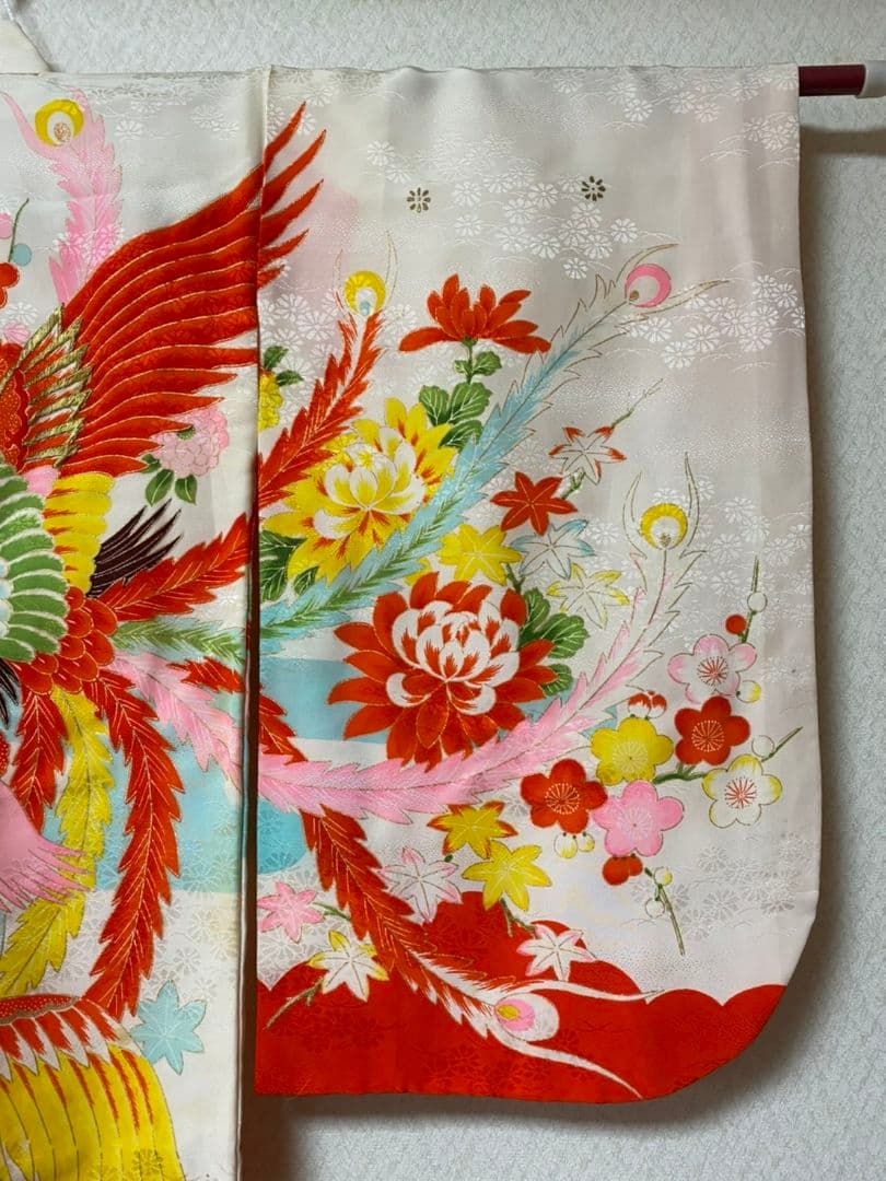 No.70正絹アンティーク子供着物着丈92センチ裄丈47センチ