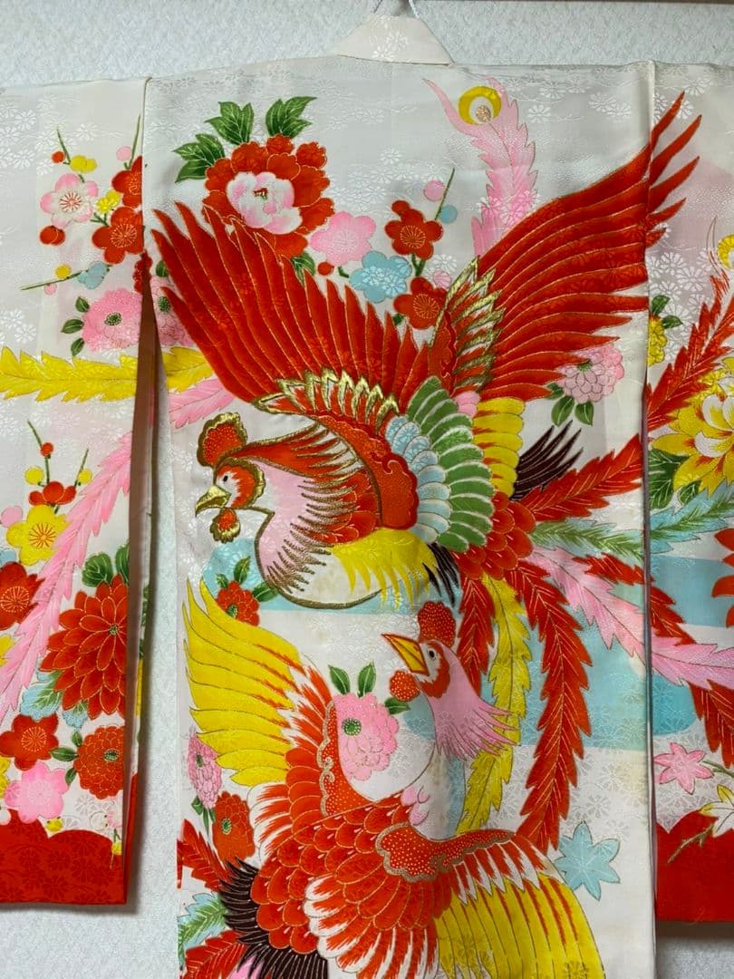 No.70正絹アンティーク子供着物着丈92センチ裄丈47センチ