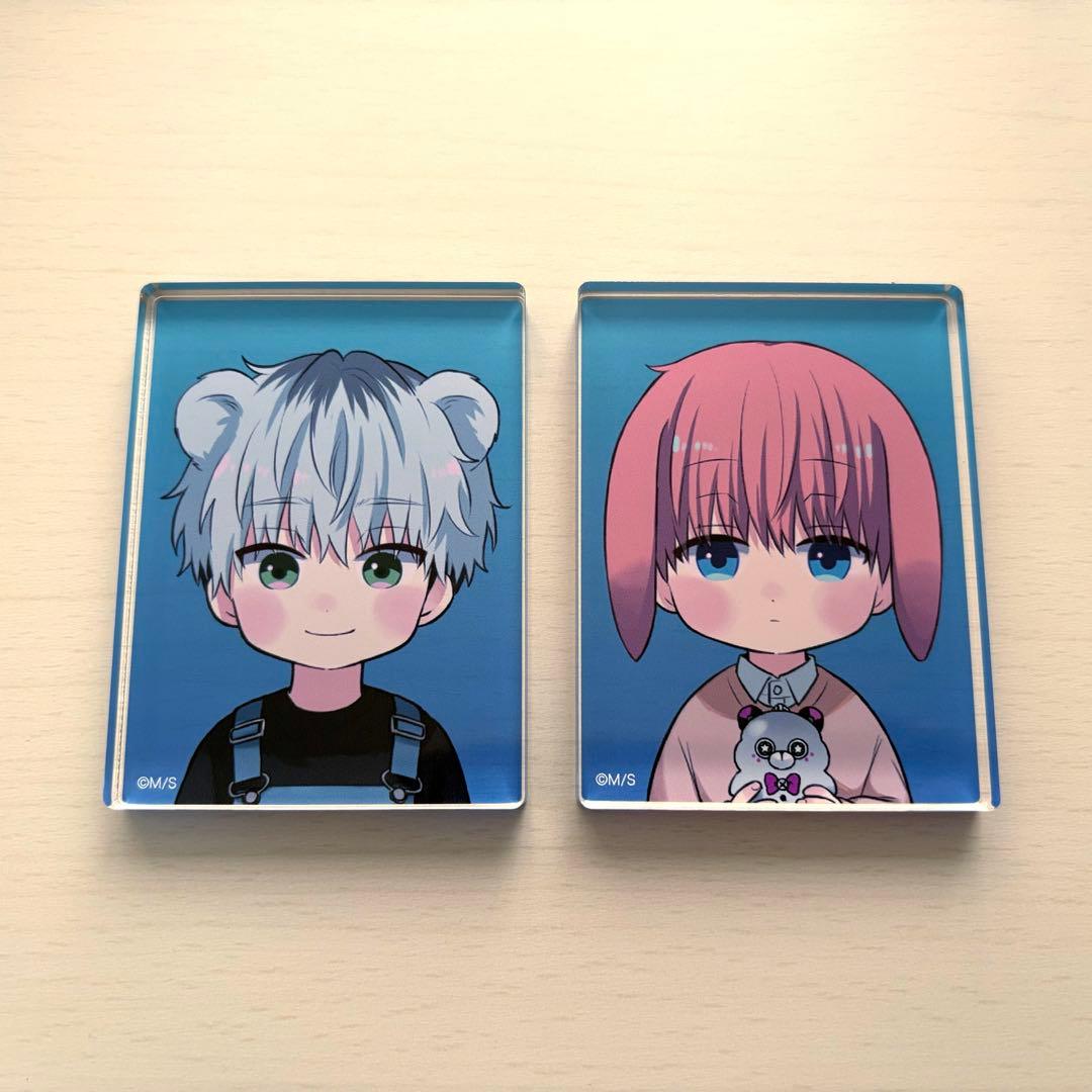 誰か夢だと言ってくれ アクリルブロック 証明写真風 真柴晴人 朝日奈