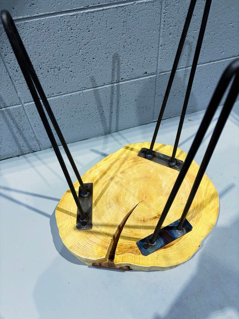 輪切りサイドテーブル　コーヒーテーブル　ナイトテーブル　観葉植物置き台