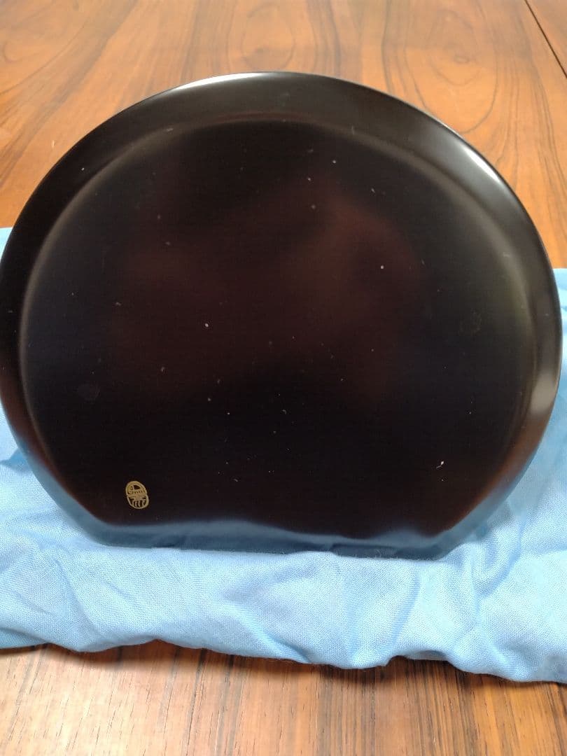 京の漆芸 「象 彦」\"月兎蒔銘々皿\" （五枚組、 縦13cm×横15cm）