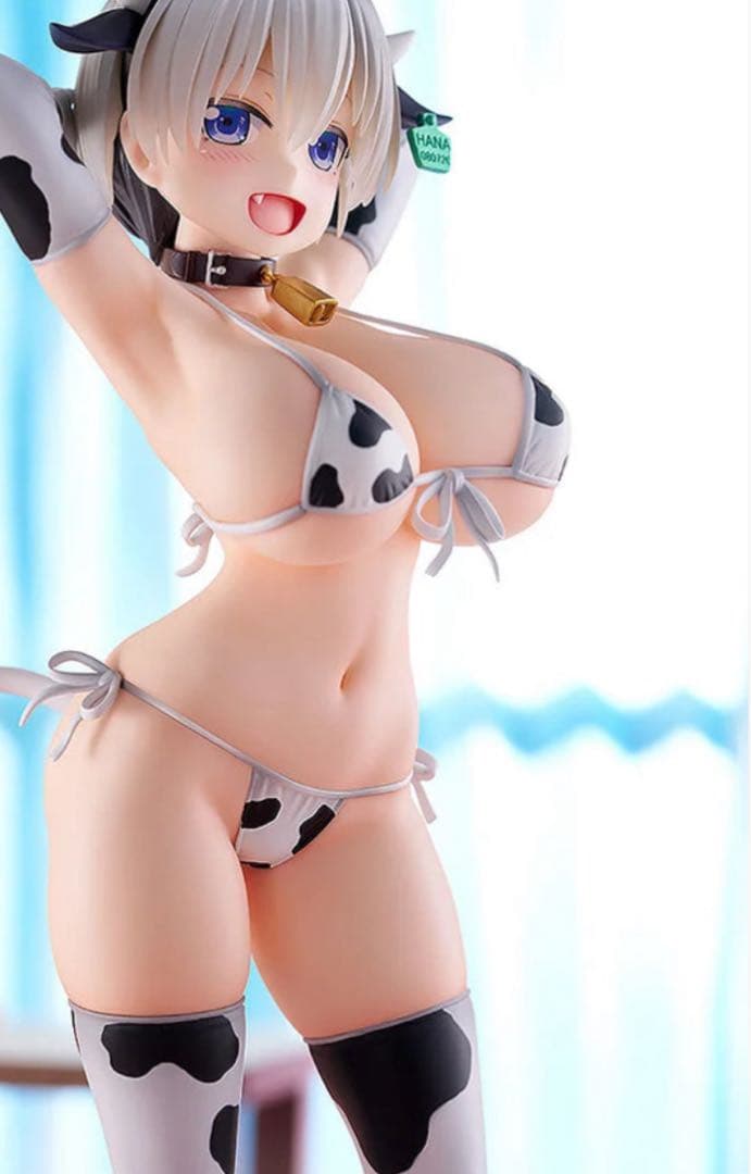 【新品未開封】ウェーブ 宇崎花(牛柄ビキニ) 宇崎ちゃんは遊びたい！フィギュア
