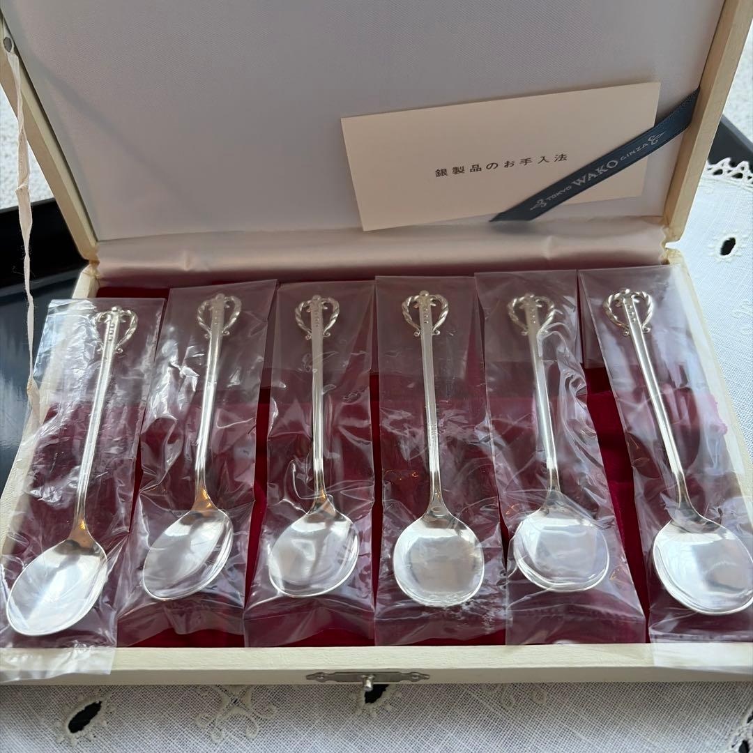 WAKO 純銀　スプーン　6本セット　【未使用】