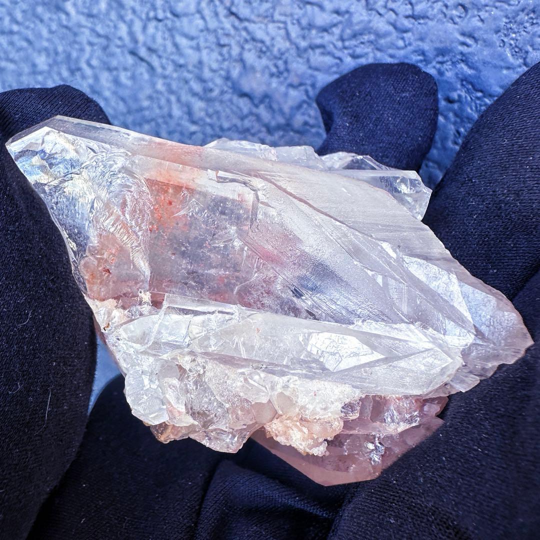 希少❗️高品質❗️超綺麗☆ピンク♡ヒマラヤ水晶 クラスターレインボー天然石A1373