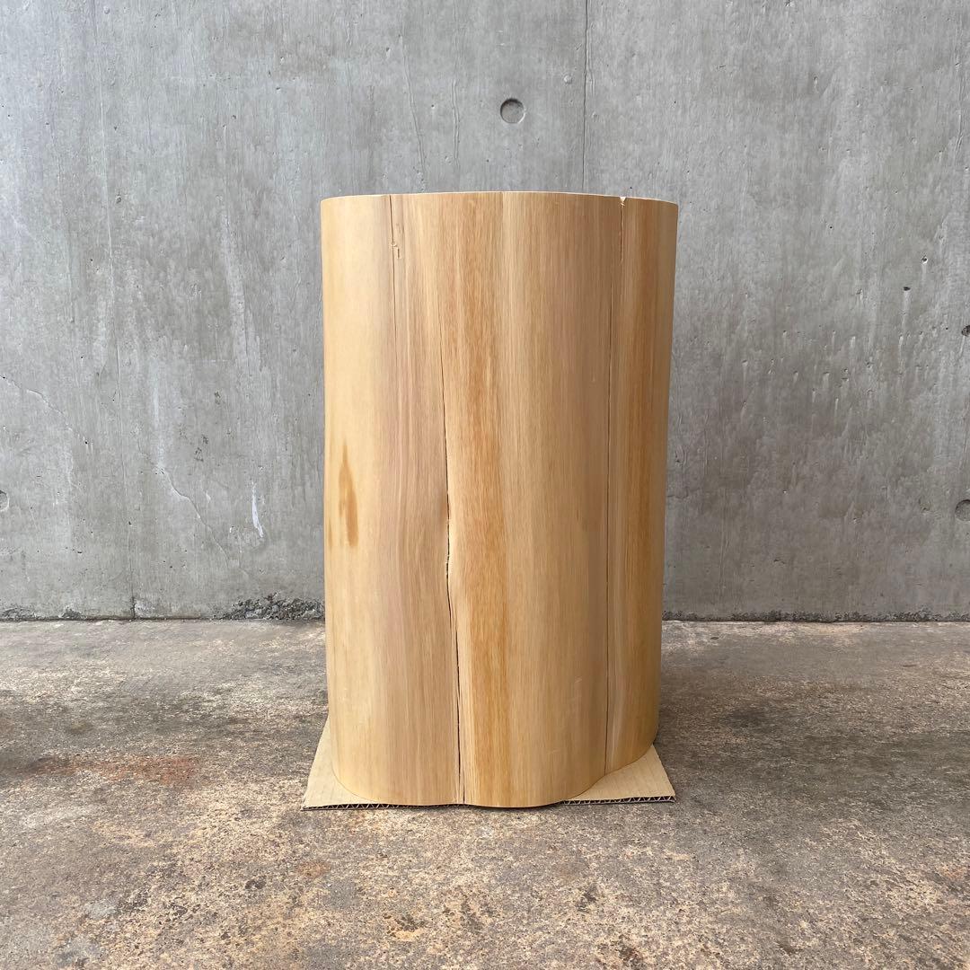 【ひのき切り株のスツール】丸太椅子 什器 サイドテーブル インテリア 木 寝室