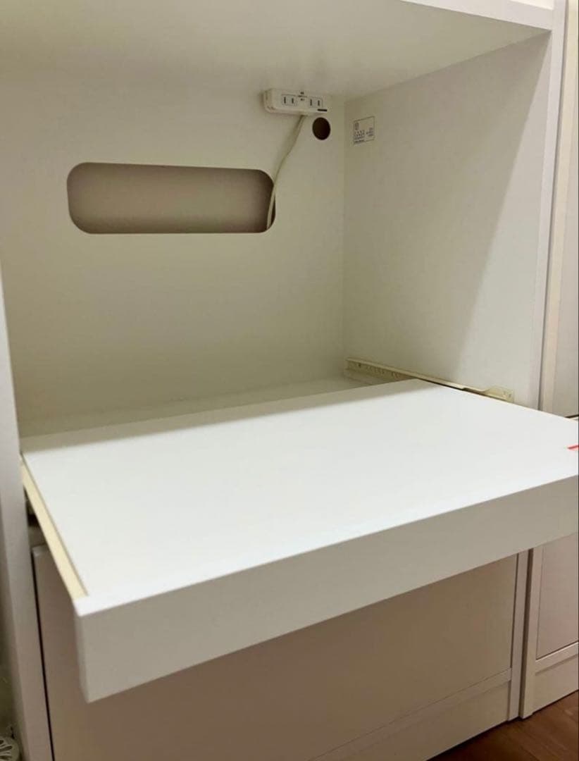 ミニレンジボード　ホワイト レンジ台 コンパクト