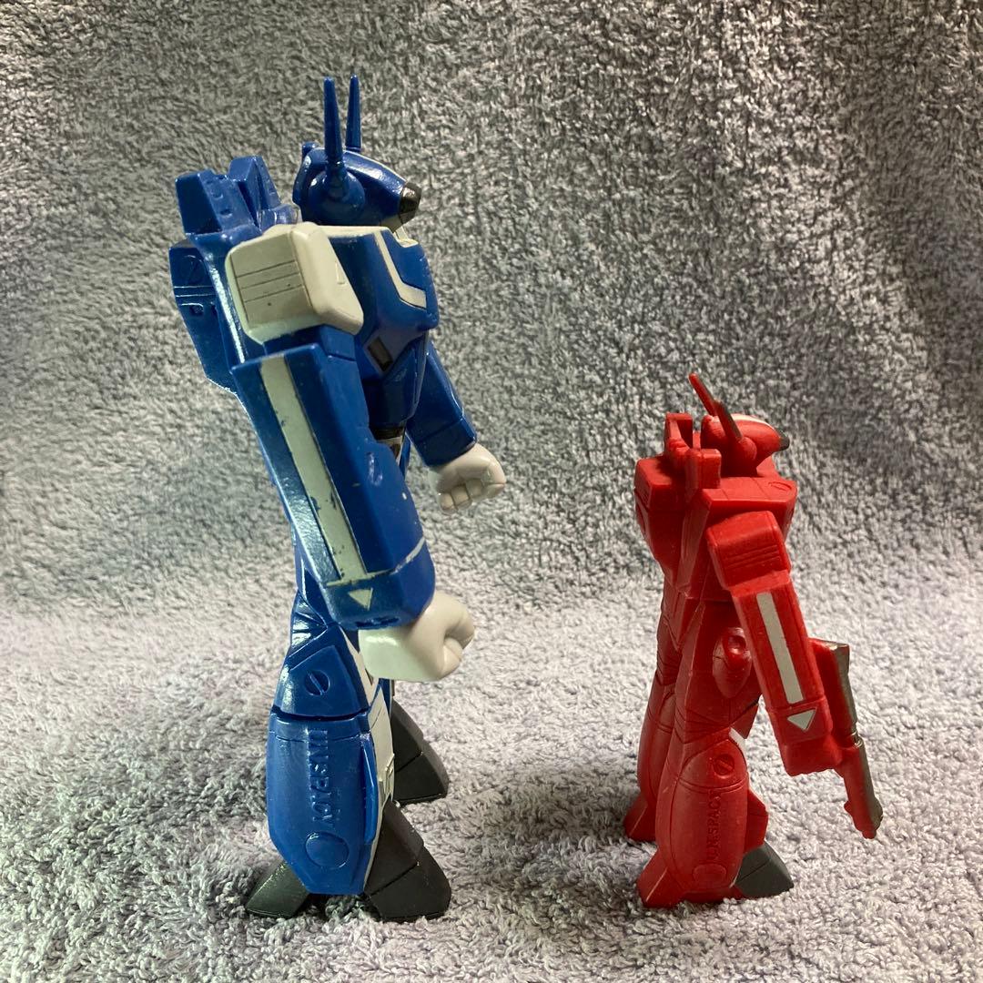 ピ*ん様 タカトク　マクロス　マックス機　ミリア機　ソフビ