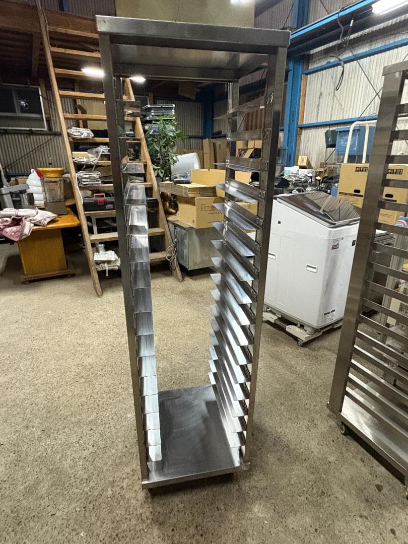 tanico タニコー ステンレスラック 16段 トレイラック 製菓 製パン