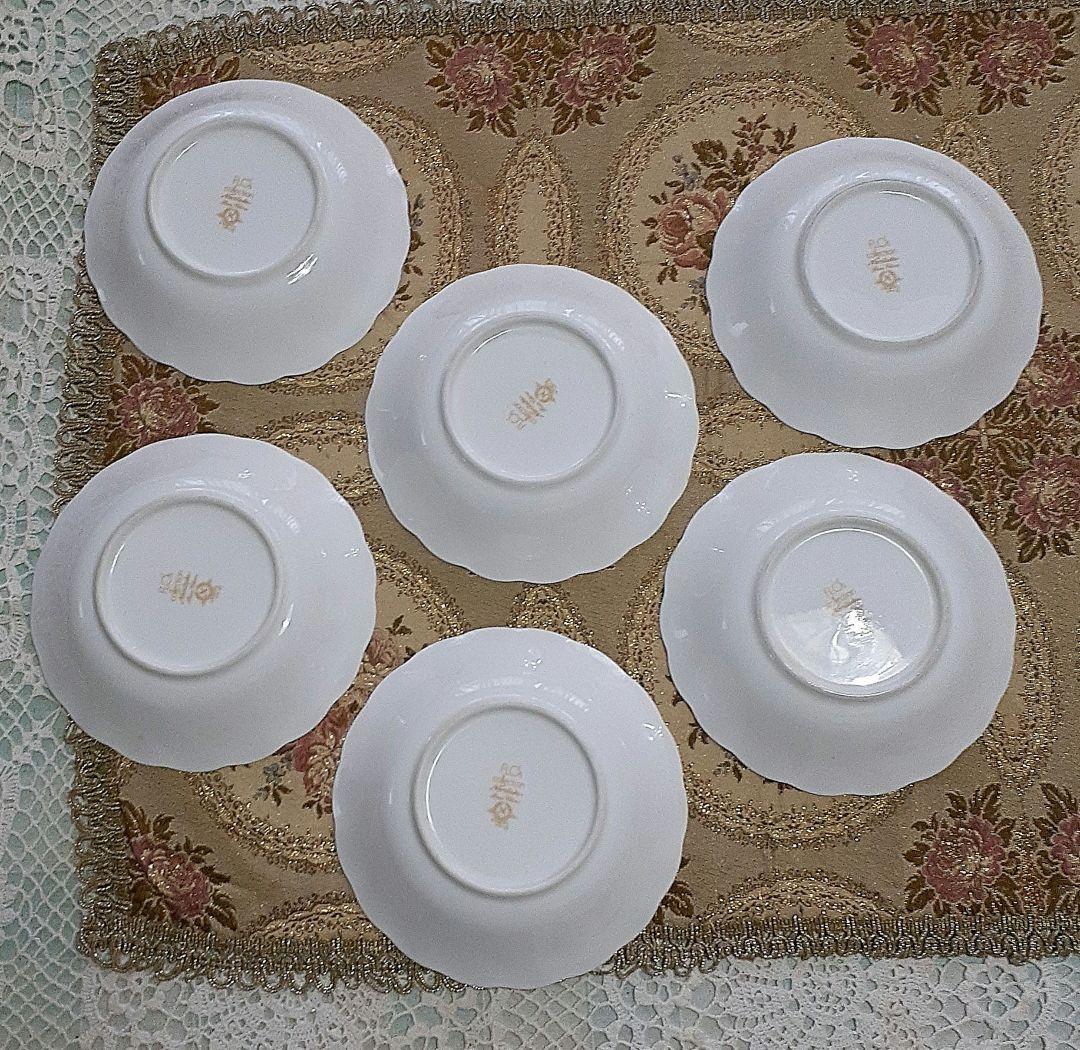 ノリタケ FLO's コレクション花柄サラダ皿 6枚１４センチ経口深さ3センチ