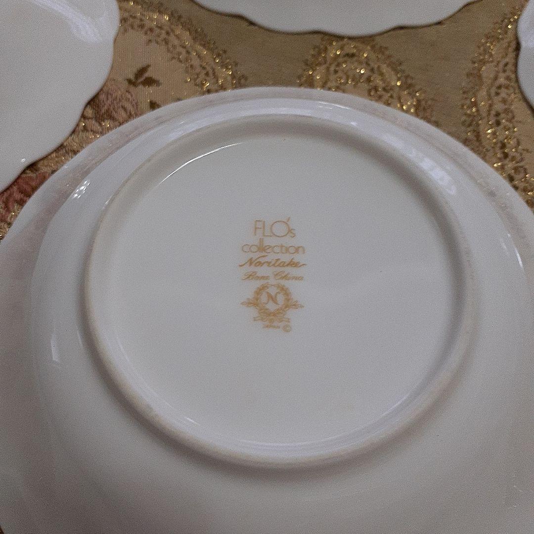 ノリタケ FLO's コレクション花柄サラダ皿 6枚１４センチ経口深さ3センチ