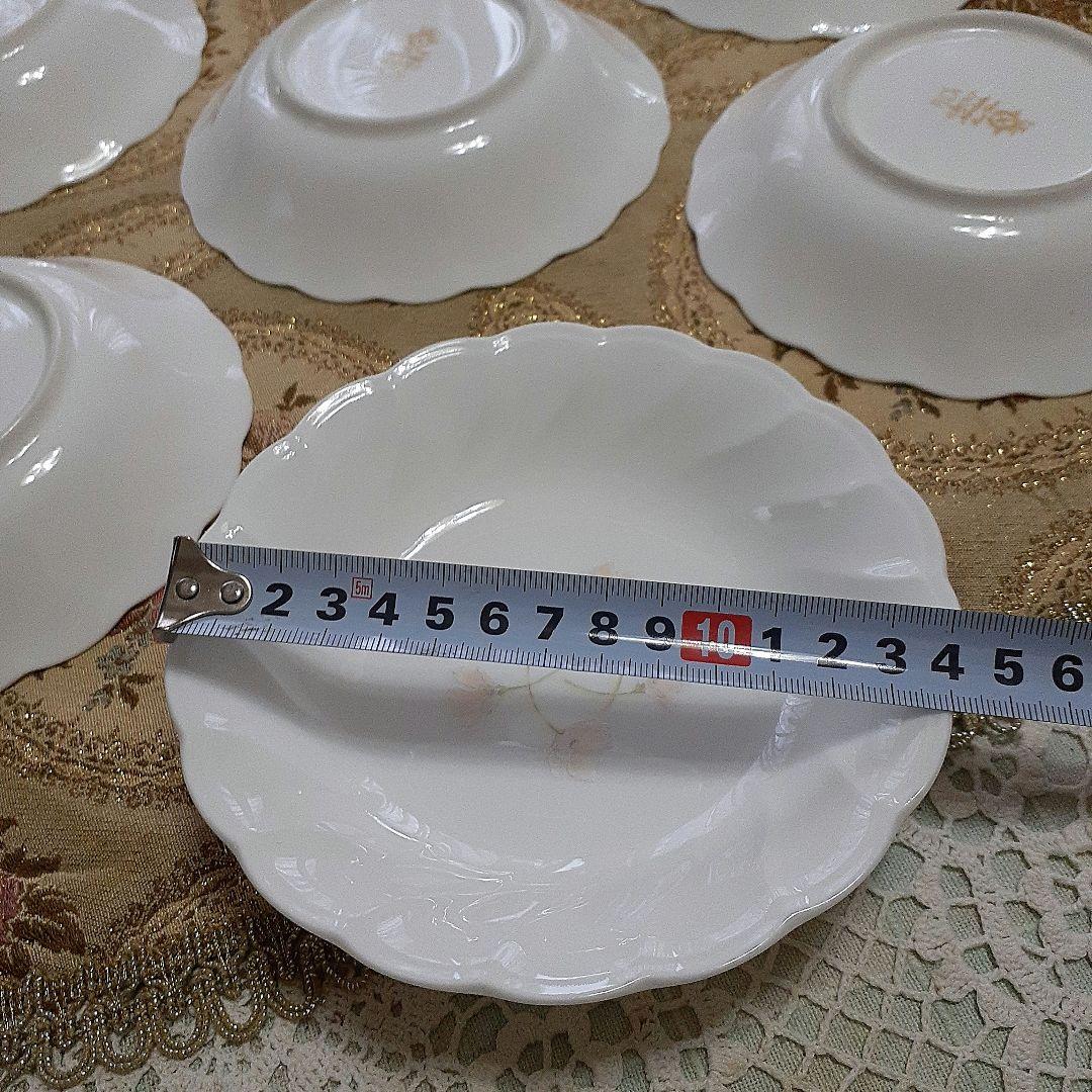 ノリタケ FLO's コレクション花柄サラダ皿 6枚１４センチ経口深さ3センチ