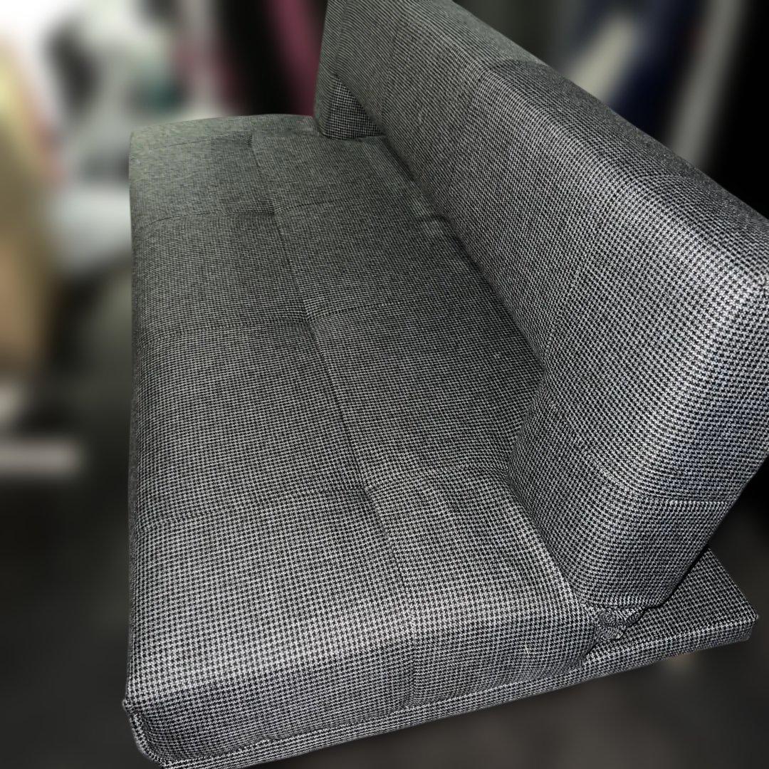 ⭐︎ソファーベッド3人掛け/関家具/千鳥柄/送料設置無料！オシャレデザイン！