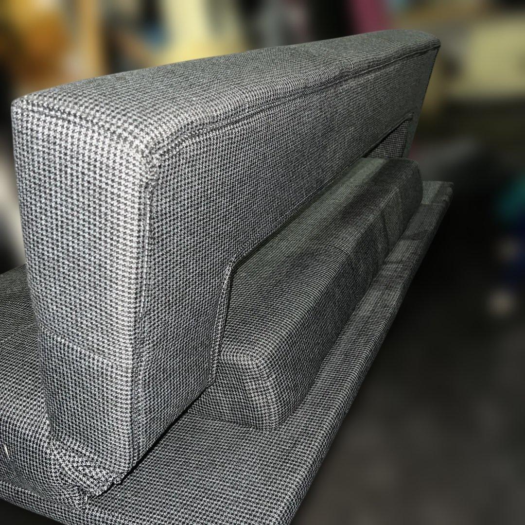 ⭐︎ソファーベッド3人掛け/関家具/千鳥柄/送料設置無料！オシャレデザイン！