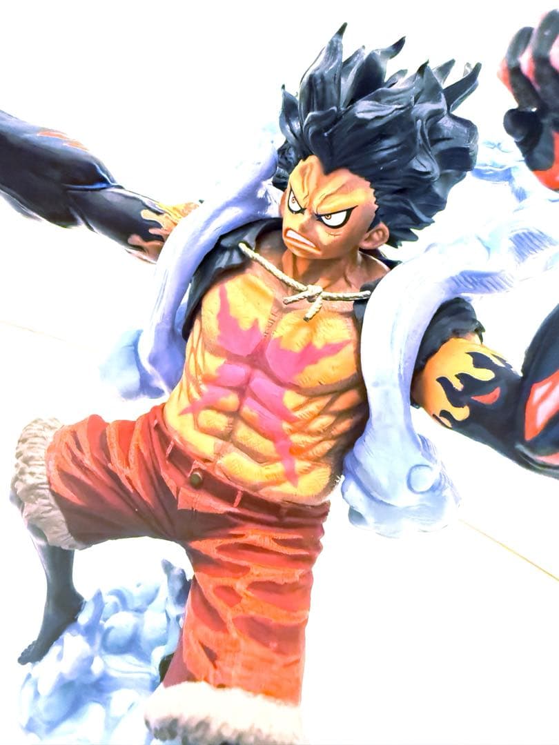 【2体セット】ワンピース ルフィ ギア4 フィギュア 二次元 リペイント