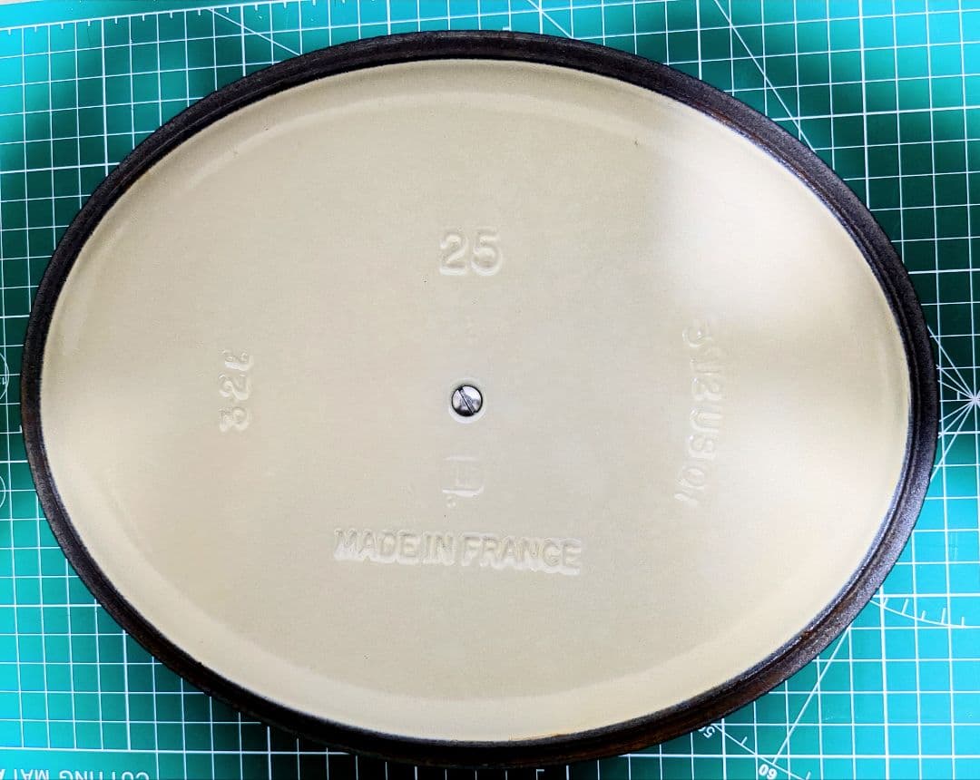 LE CREUSET　オーバル　ハーモニックブルー　25cm