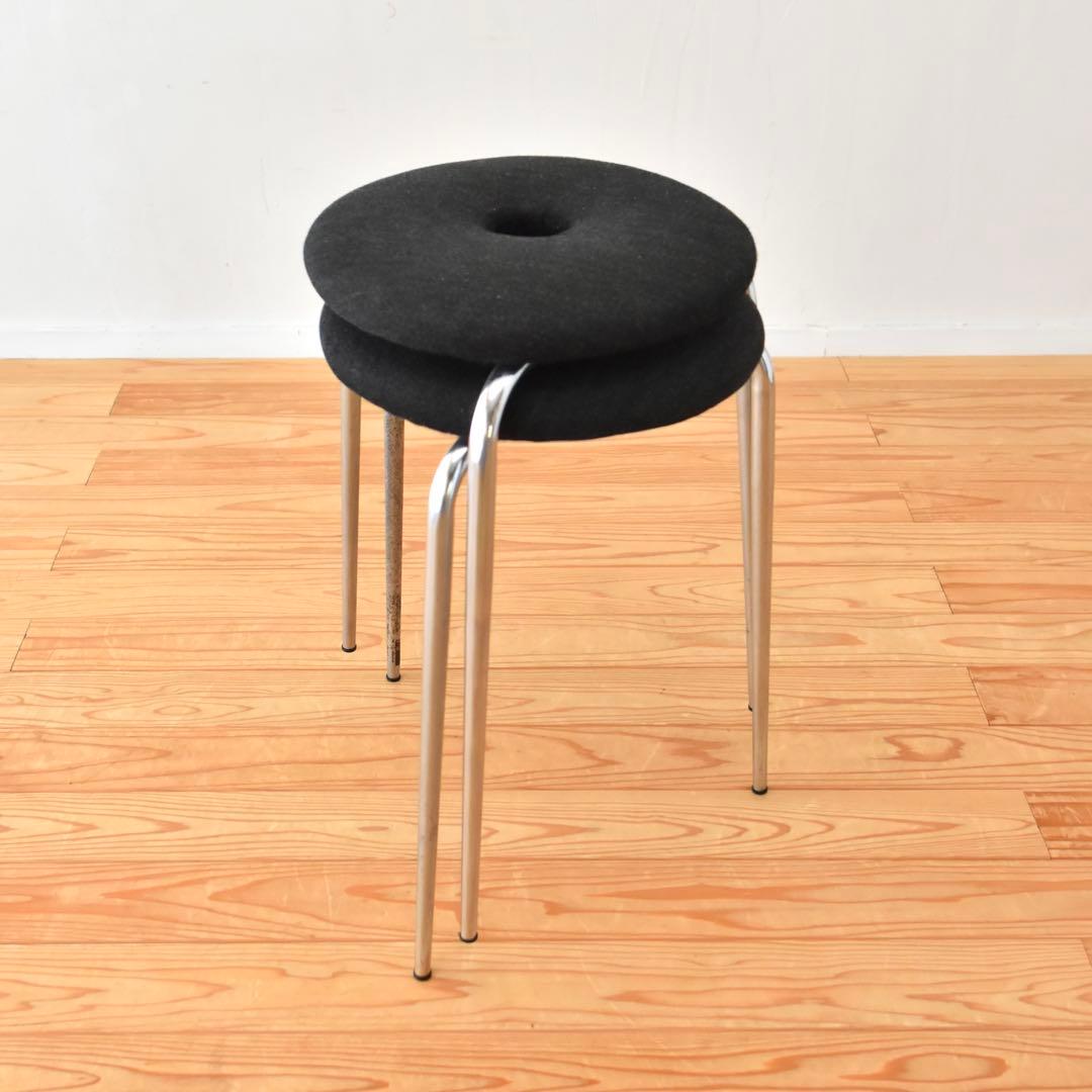 stool 2脚set 丸椅子　リングスツール　3本脚