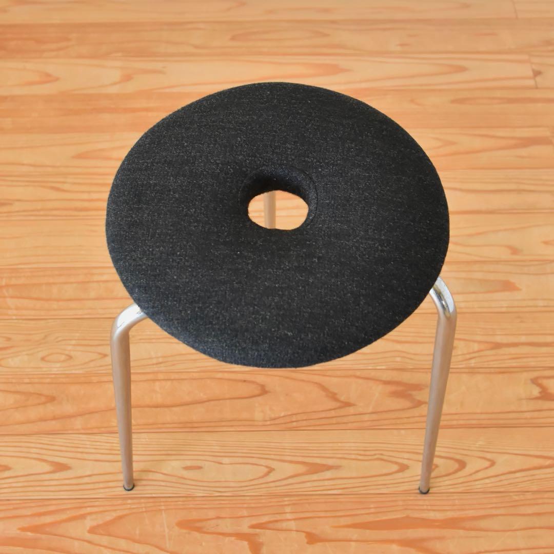 stool 2脚set 丸椅子　リングスツール　3本脚