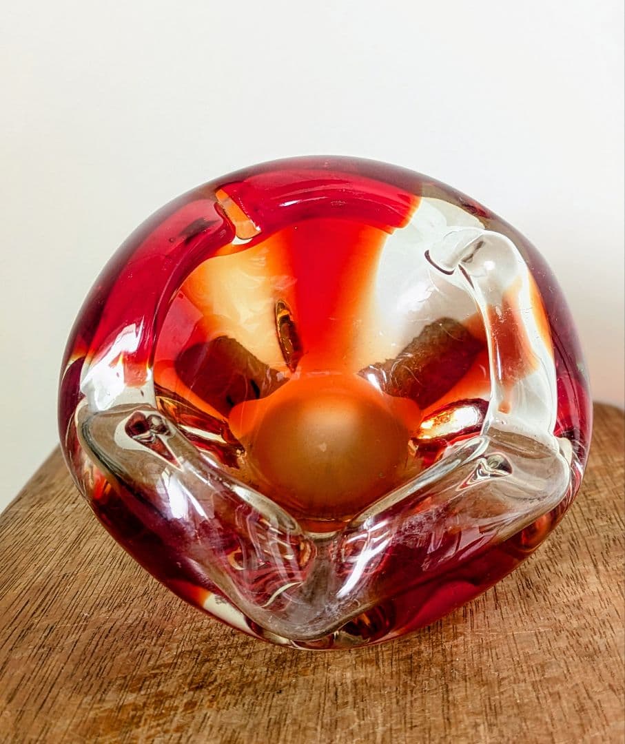 Vintage/ムラーノガラス/ベネチアンガラス/トレイ小物入れ インテリア