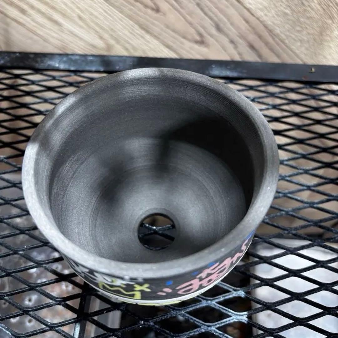 ハイパーポットクリエイター阿萬　グラフィティ鉢　ツートングラフィティ