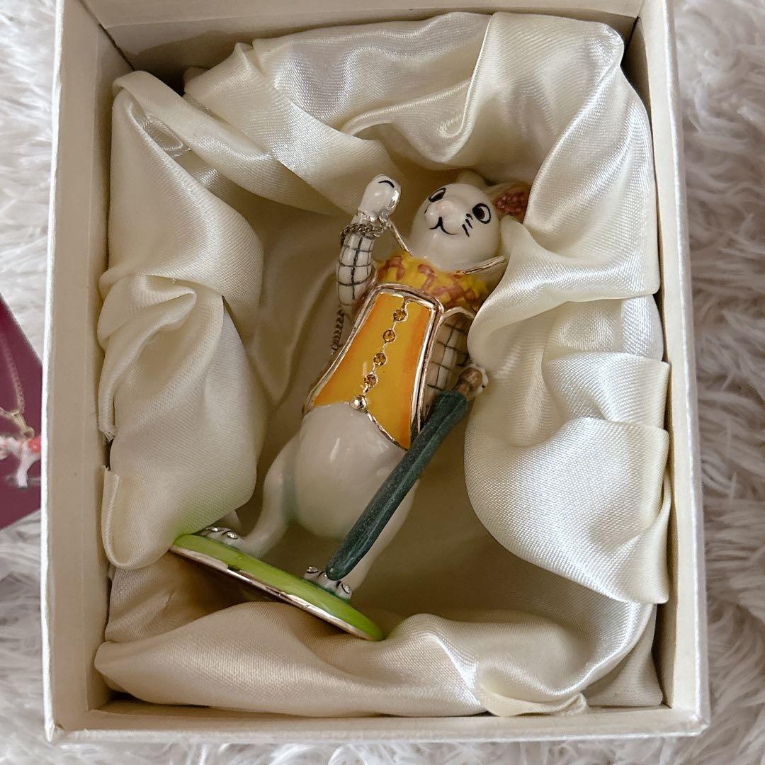 デコピン様リクエスト品】不思議の国のアリス ホワイトラビット 時計うさぎ ジュエ