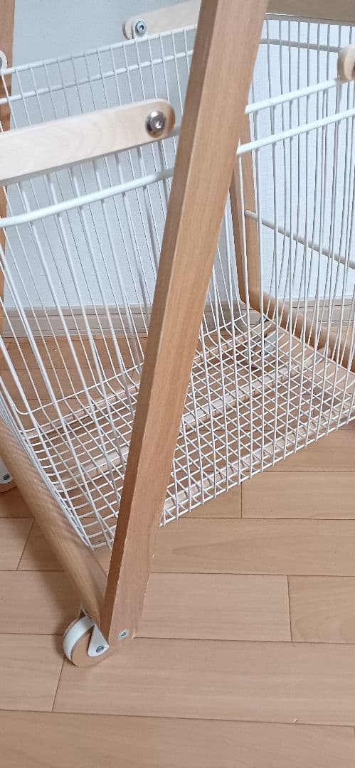 HinataLife ひなたライフ マッシュ リヴ キャリーバスケットワゴンL