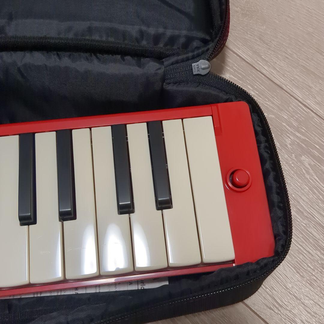 生産完了品 希少 美品【YAMAHA ピアニカ P-37E レッド】 - メルカリ