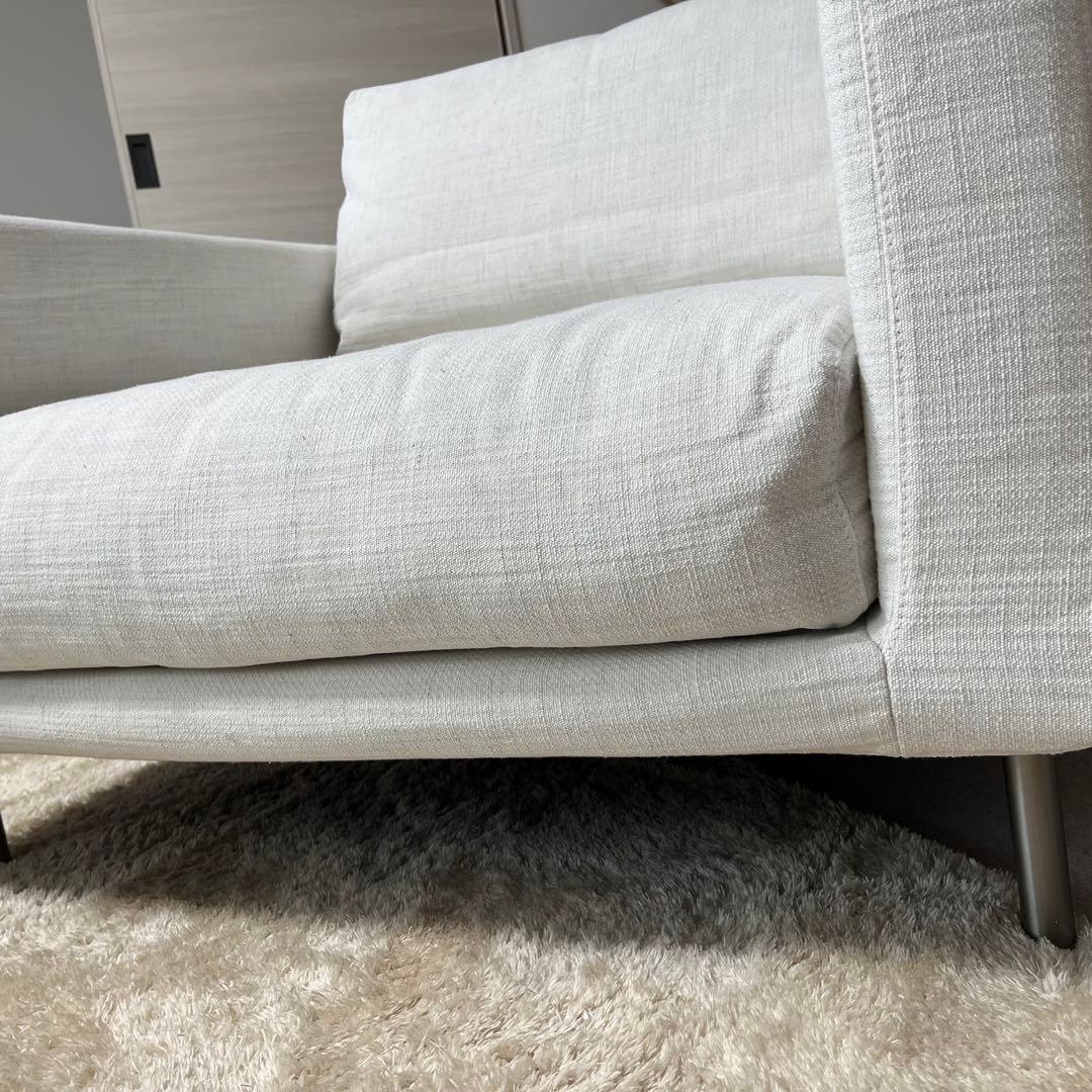 Re:CENO 1人掛けソファ　フォークモダン「アイボリー」