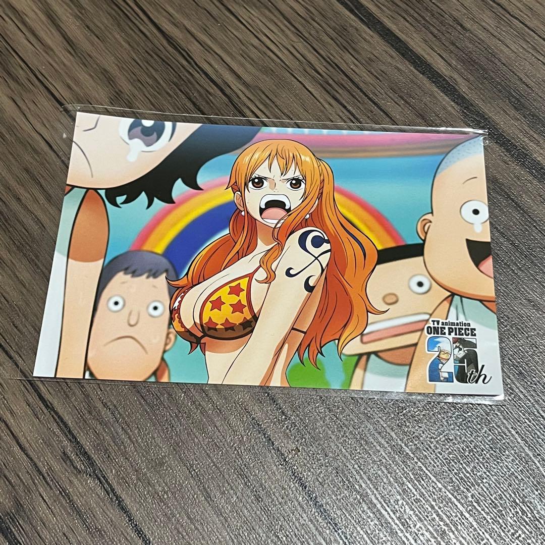 ポストカード ワンピース ナミ 25周年 - メルカリ