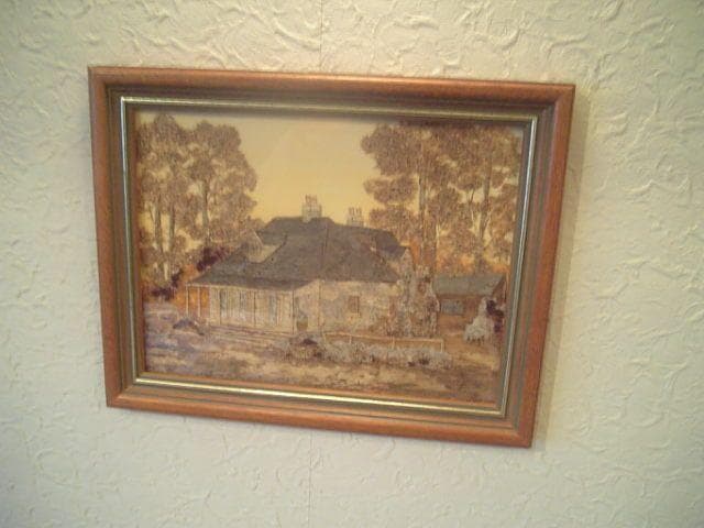 ＊絵画＊　　オーストラリアで購入品☆ ようこそ、オーストラリアの先住民族の島へ 80代で「愛する土地」を