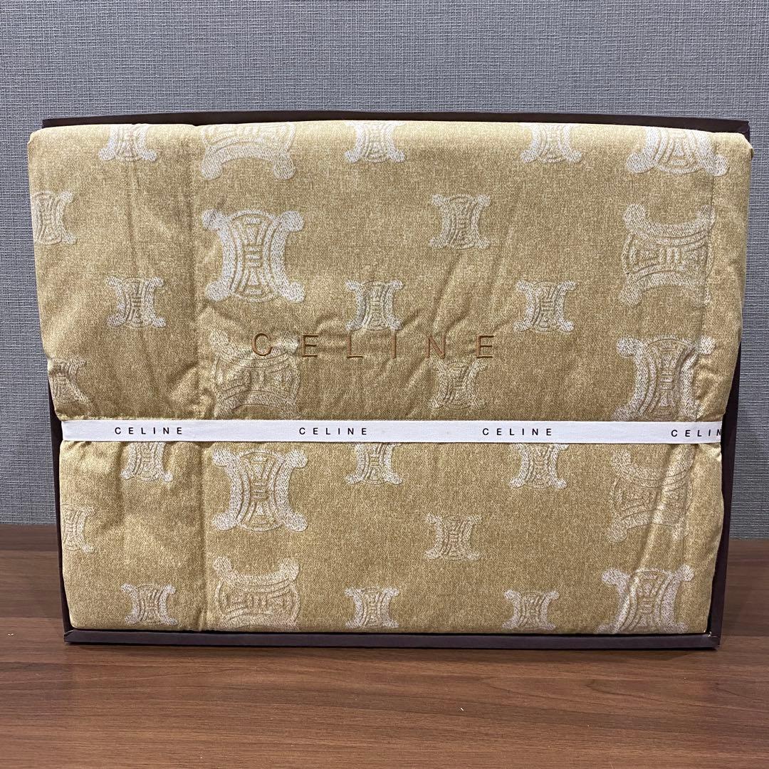 【新品未使用】【CELINE】セリーヌ　羽毛肌掛けふとん 日本製 ウォッシャブル