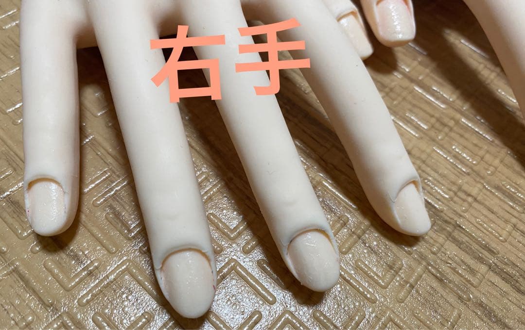 モデルハンド　JNEC認定ネイル技能検定