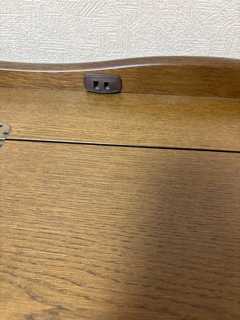 圧迫感なし！『美品』2Way アンティーク調　素敵なブラウンデスク 引き出し付き