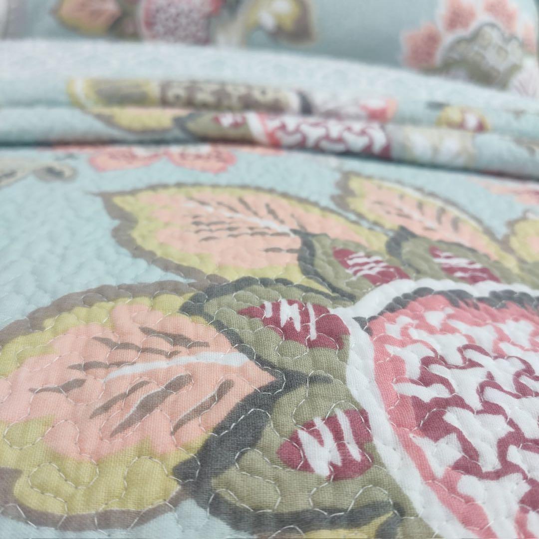 キルトベッドカバー3点セット綿マルチカバー キルティング 612