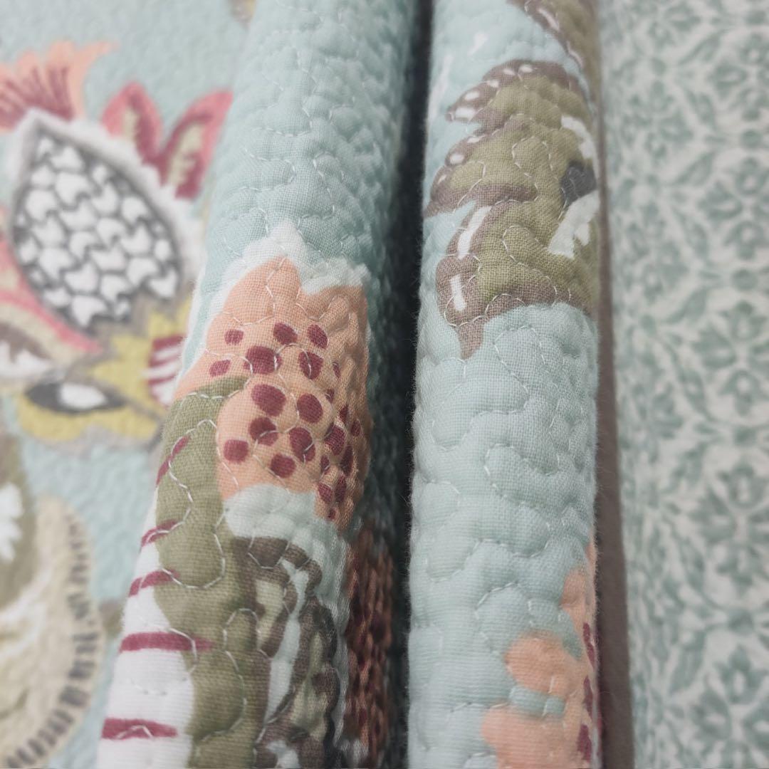 キルトベッドカバー3点セット綿マルチカバー キルティング 612