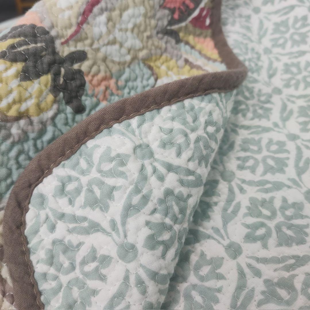 キルトベッドカバー3点セット綿マルチカバー キルティング 612