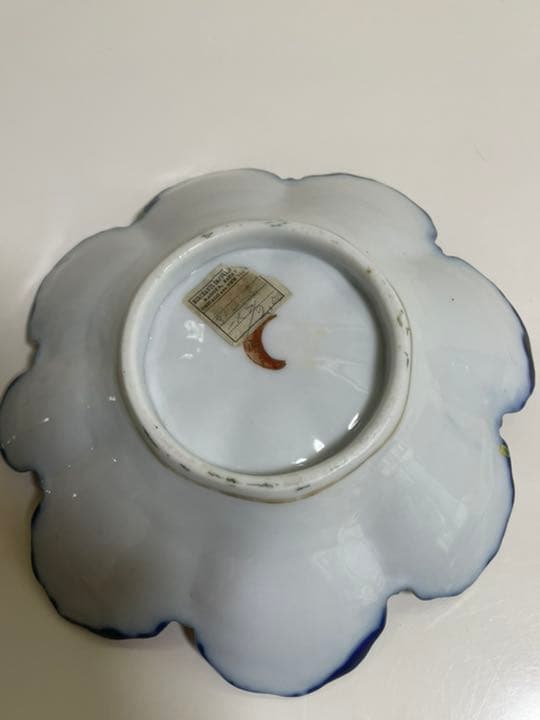 オールドノリタケ　菓子鉢　金瀬戸マーク