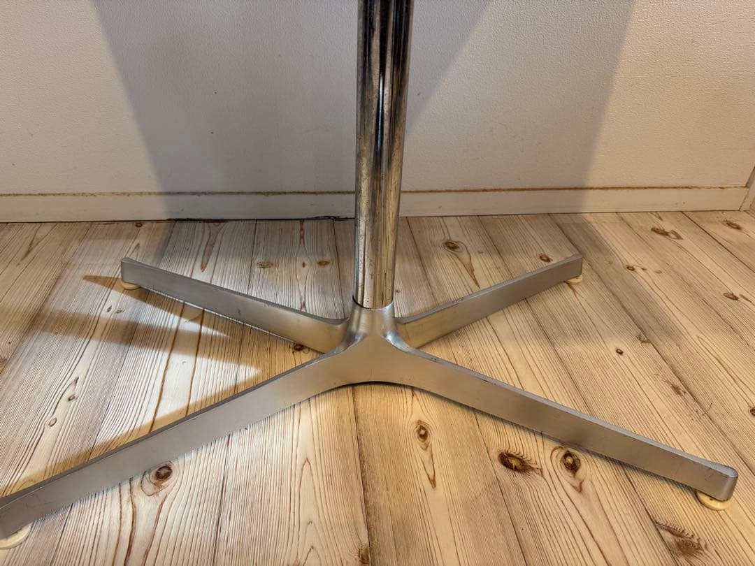 カフェ 長方形テーブル 60×80cm高さ75cm 1本脚 業務用① - メルカリ