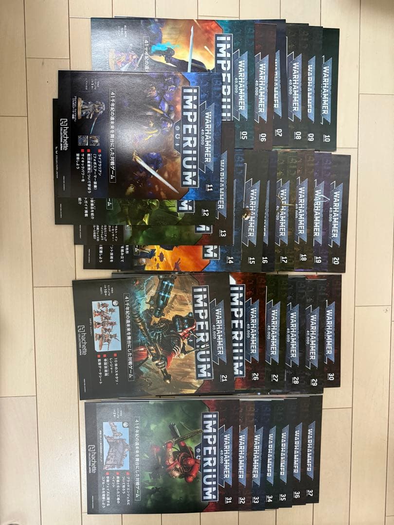 アシェット　ウォーハンマー　Warhammer創刊号〜90号　全号 全90号に「ウォーハンマー40,000」のミニチュアやゲームガイドを収録