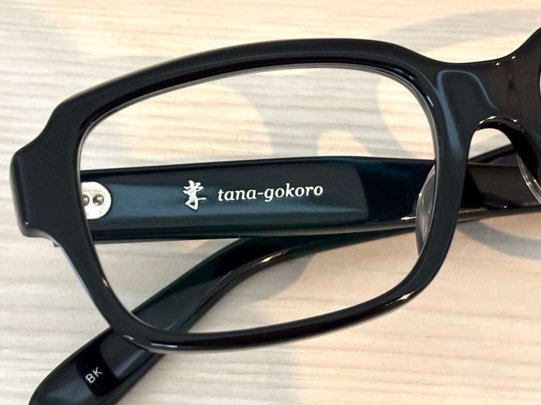 金子眼鏡】掌 tana-gokoro 黒縁眼鏡 T738（箱付き） - メルカリ