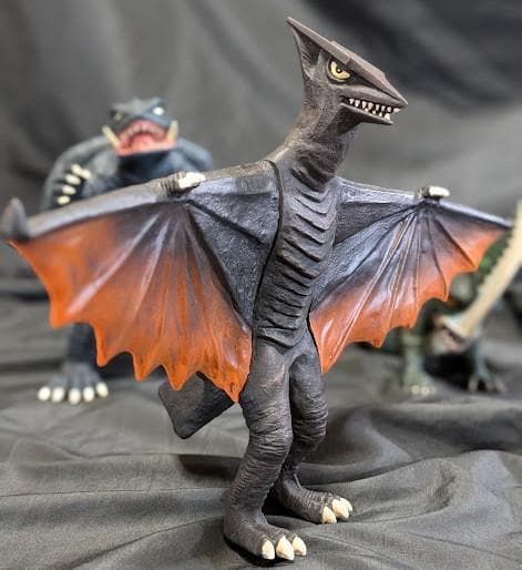 昭和ガメラ＆ギロン＆ギャオス（エクスプラス）ソフビフィギュア3体