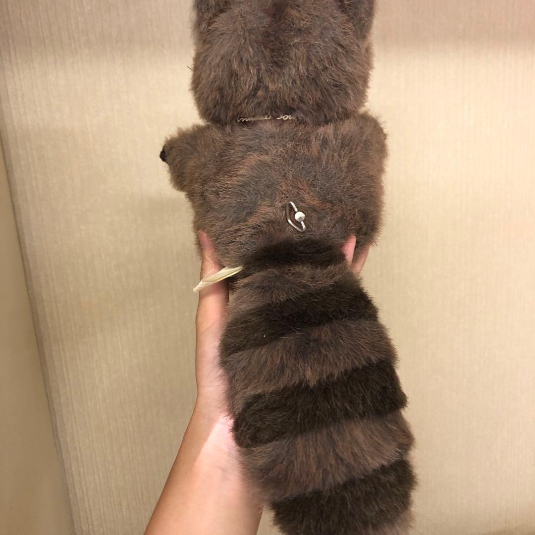 昭和レトロ ぬいぐるみ たぬき レッサーパンダ アライグマ オルゴール