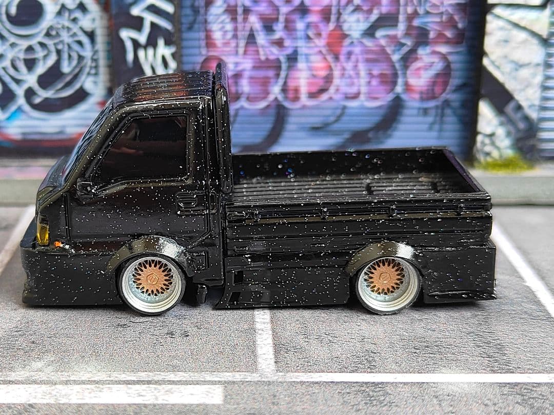 トミカ改造 スバル サンバー フルエアロ プレミアム☆深リム ☆ホット