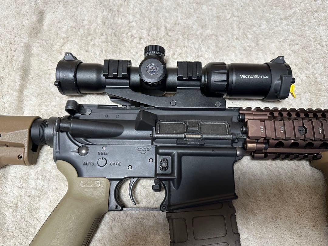 東京マルイ M4A1 MWS ガスブローバック カスタム MK18 付 属品多数