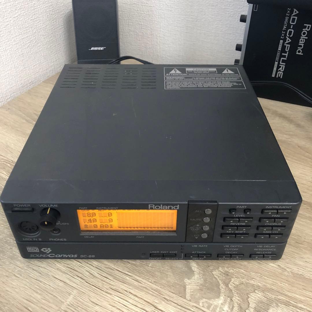 Roland SC-88 音源モジュール 名機DTM 定番 動作確認済み　レア