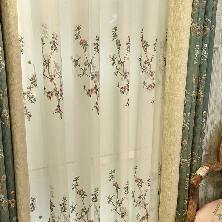 遮光カーテン　緑色　春新品　高級　高品質　カーテン　オーダー