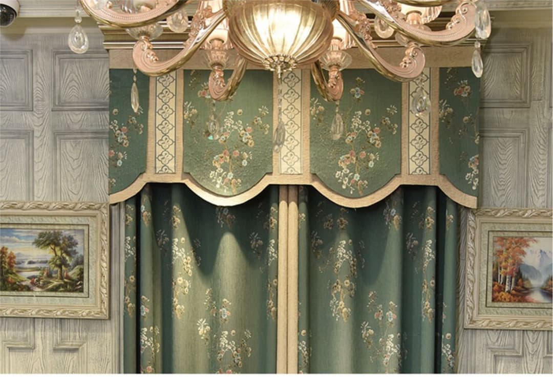 遮光カーテン　緑色　春新品　高級　高品質　カーテン　オーダー