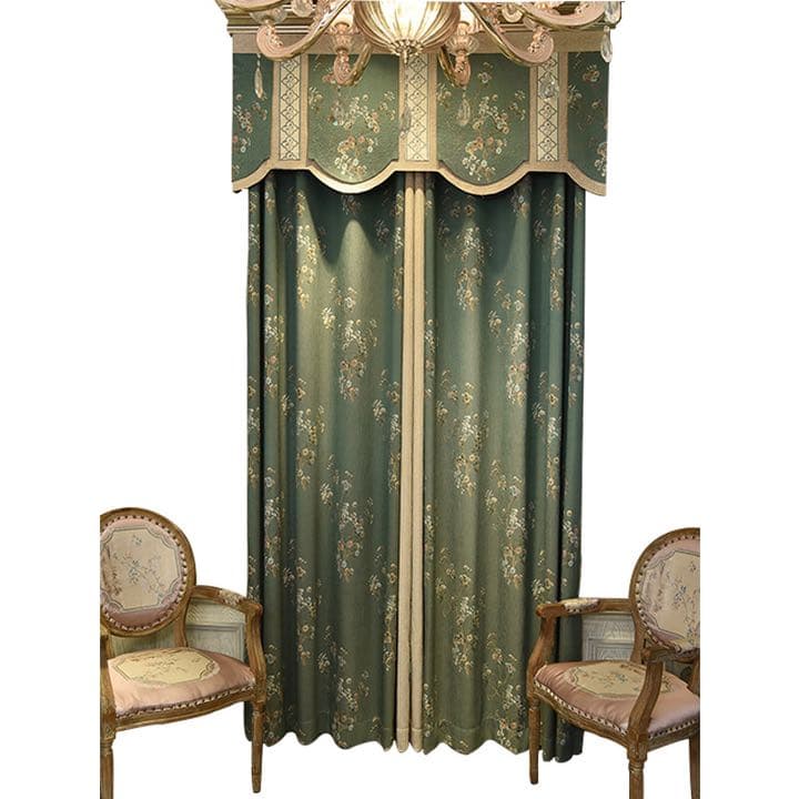 遮光カーテン　緑色　春新品　高級　高品質　カーテン　オーダー